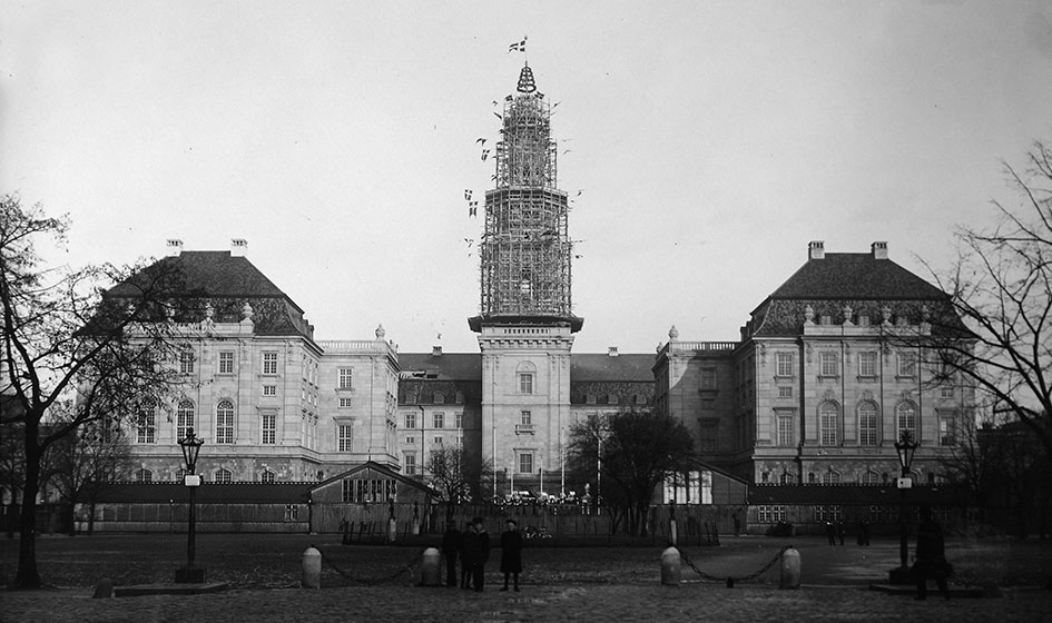 The Tower was erected as part of the third and current Christiansborg Palace.