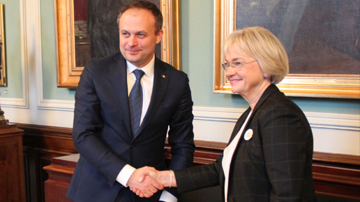 Speaker of Moldavian Parliament visits Denmark