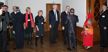 Reception for the diplomatic corps at the Danish Parliament