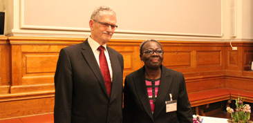 The Presidium of the Danish Parliament hosted a reception for the diplomatic corps on Tuesday 13 January. Parliamentary Speaker Mogens Lykketoft and Benin’s ambassador, Her Excellency Arlette Dagnon Vignikin, gave speeches.