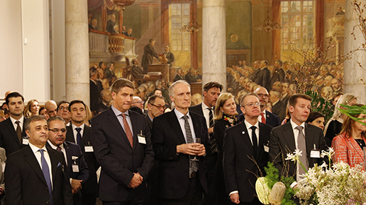 Reception for the diplomatic corps